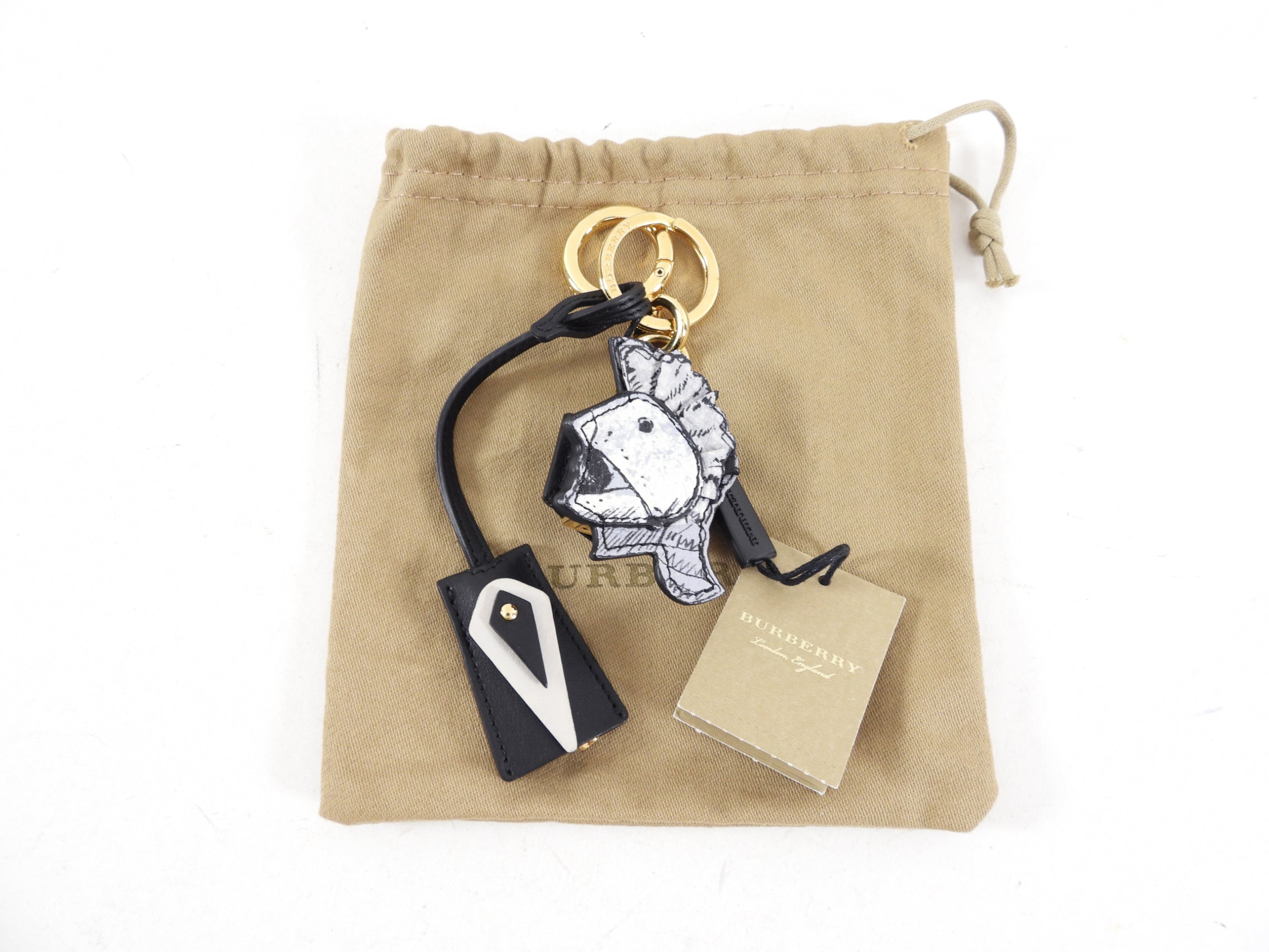 Burberry Pallas Helmet Lock Bag Charm - Limited Edition Luxury Handbag Accessory for Women | Perfect for Designer Bags & Everyday Fashion