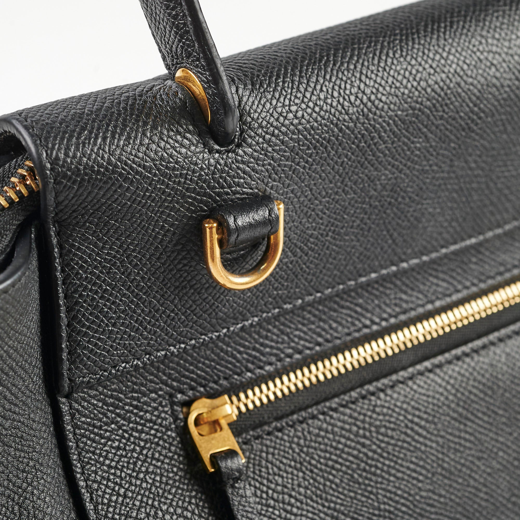Celine Micro Belt Bag in Black - Stylish Crossbody Bag for Women, Perfect for Work, Travel & Everyday Use