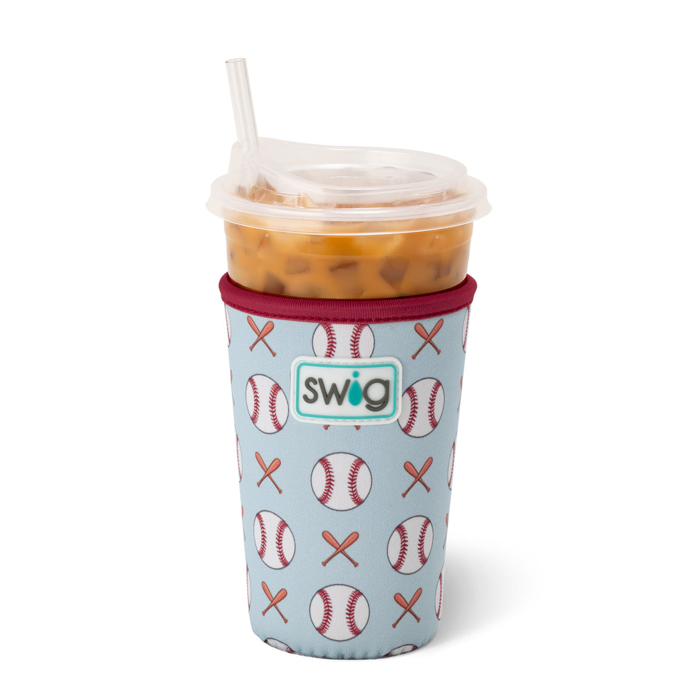 Home Run Medium Iced Cup Coolie - Insulated Beverage Sleeve for Cold Drinks - Perfect for Iced Coffee, Smoothies, and Summer Parties