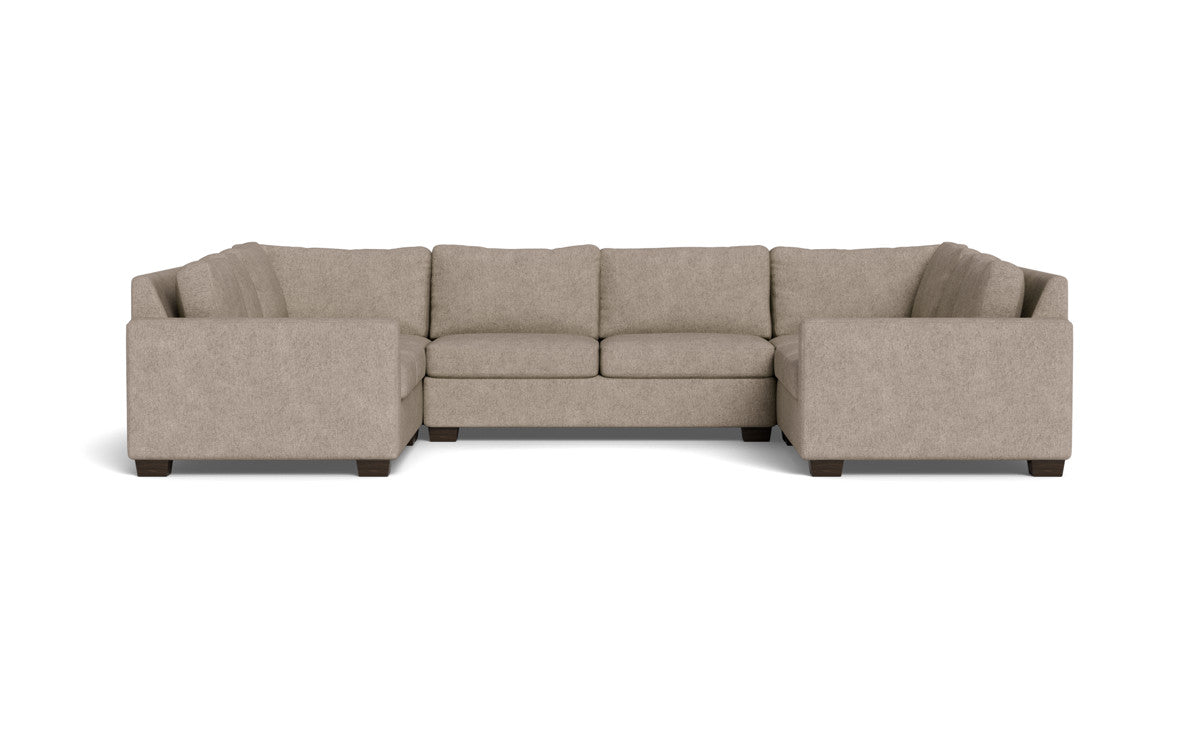 Track 141 Corner Sleeper Sofa U Sectional - Modern L-Shaped Convertible Couch Bed with Storage | Perfect for Small Spaces, Guest Rooms & Apartments