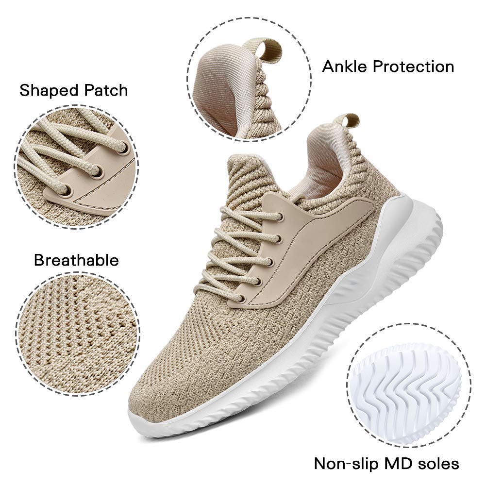 Akk Women's Slip-On Walking Shoes - Lightweight Memory Foam Running Sneakers for Tennis, Gym, Workout | Indoor & Outdoor Sports & Casual Wear