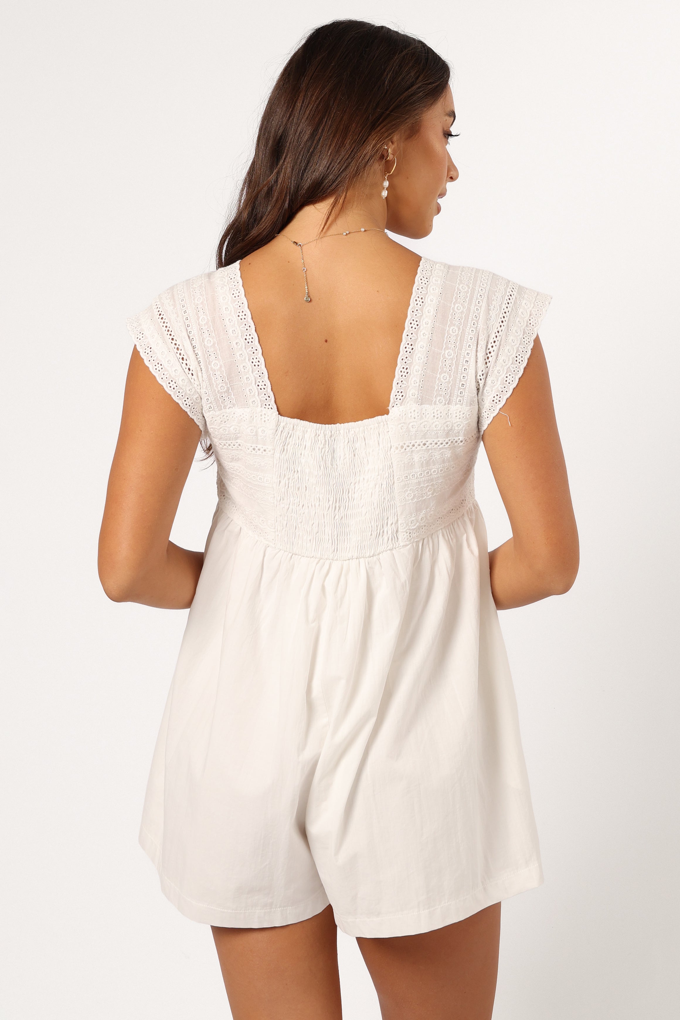 Adeline Romper for Women - Stylish White Jumpsuit | Casual Summer Outfit, Beachwear & Party Dress