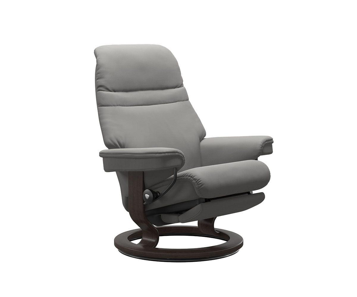 Stressless® Sunrise Power Leg & Back Recliner - Adjustable Massage Chair for Home & Office Relaxation - Perfect for Living Room, Bedroom, or Home Theater Comfort