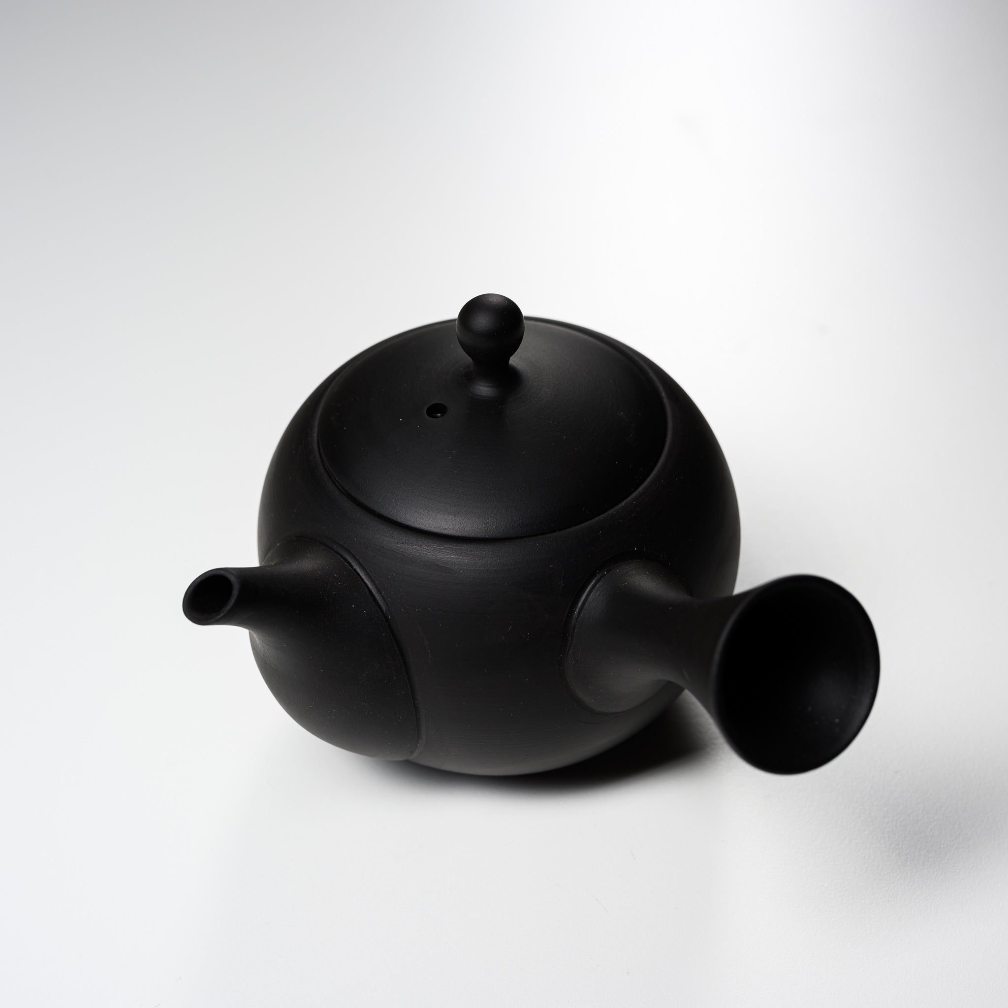 Premium JINSUI Tokoname Ware Japanese Teapot - IROIRO Mat Black (290ml/9.8oz) Handcrafted Clay Teapot for Green Tea, Oolong Tea & Daily Brewing | Perfect Gift for Tea Lovers & Home Tea Ceremonies