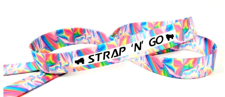 Strap N Go Roller Skate Leash - Adjustable Skate Strap with Multiple Patterns | Perfect for Roller Skating, Rink, and Outdoor Skate Sessions