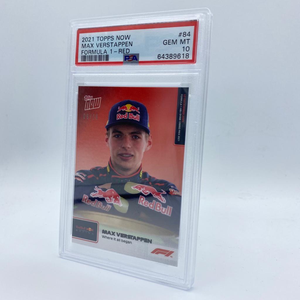 PSA 10 Graded 2006 Topps Max Verstappen #84 Rookie Card - Red Parallel - F1 Racing Collectible for Fans & Investors - Perfect for Display, Trading, and Memorabilia Collections