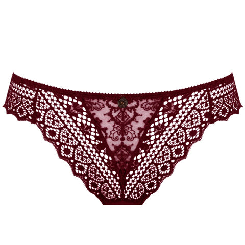 Empreinte Cassiopee Thong Grenat - Comfortable Women's Underwear for Everyday Wear & Special Occasions