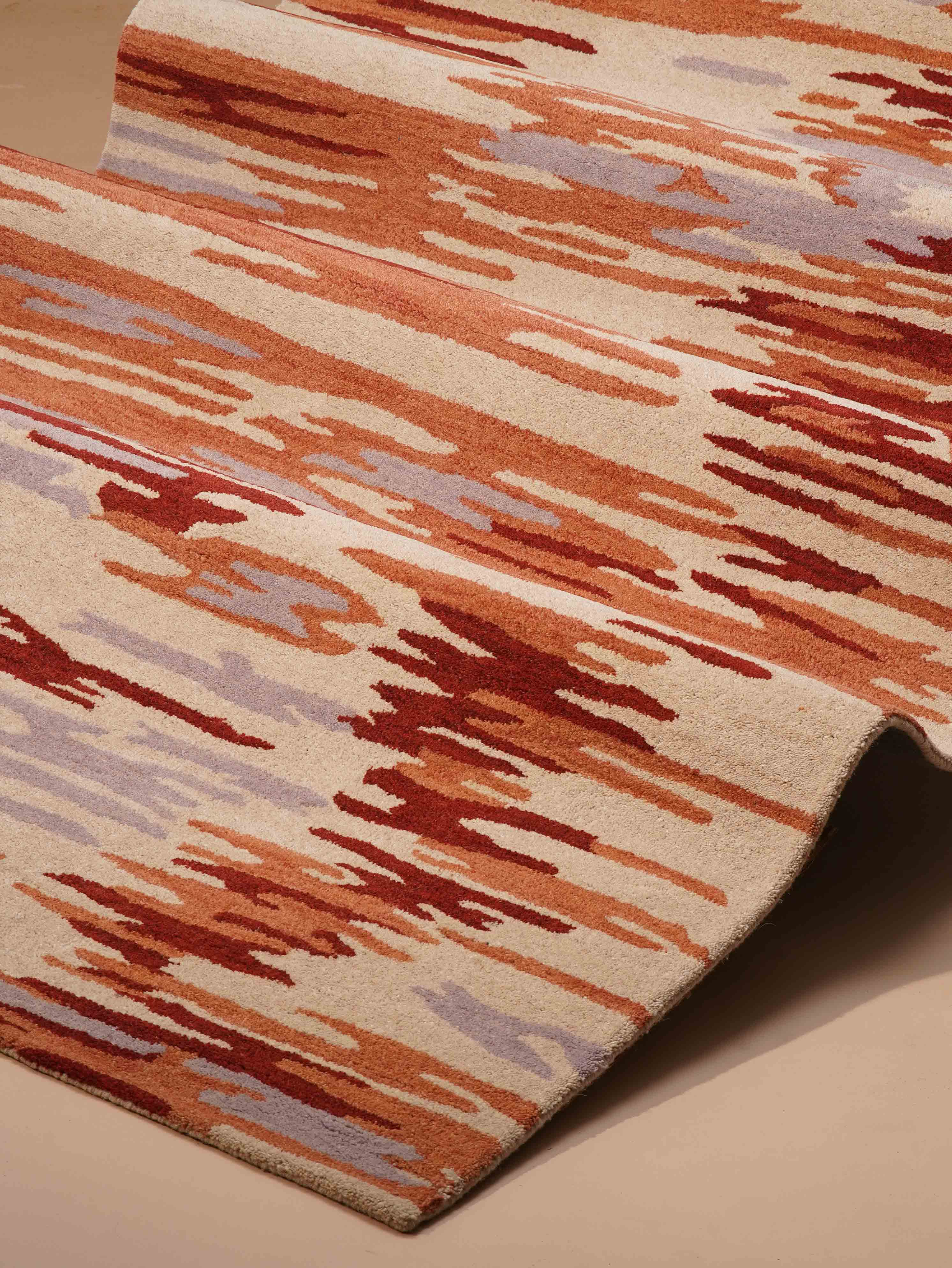 Hand Tufted Reflection Rug - Soft & Durable Modern Area Rug for Living Room, Bedroom, or Office Decor - Home & Office Floor Covering