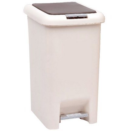 15L Stainless Steel Trash Can with Lid - Odor-Proof & Rust-Resistant for Kitchen, Bathroom, Office & Outdoor Use