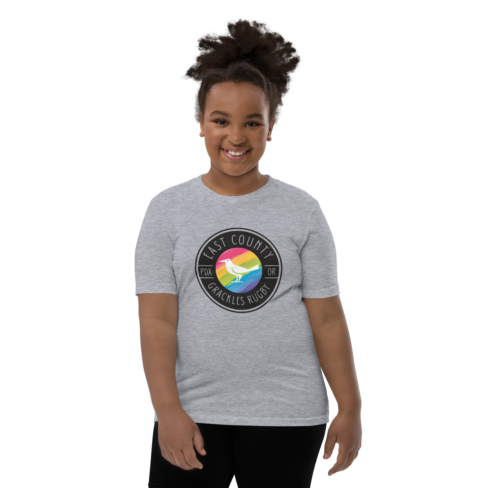 East Co. Grackles Youth Social Tee - Trendy Graphic T-Shirt for Boys & Girls - Perfect for School, Parties & Casual Outings