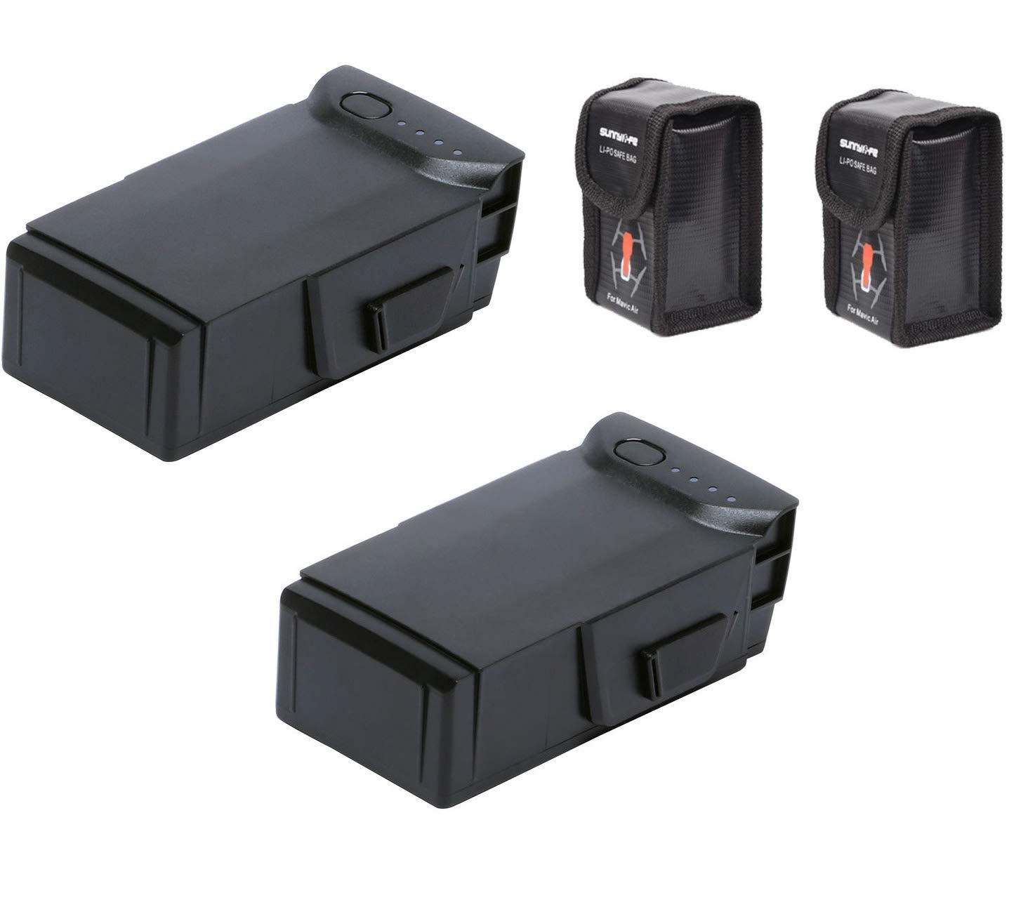 DJI Mavic Air 2 Intelligent Flight Battery - 2 Pack with Carrying Case | High-Capacity Drone Battery for Extended Flight Time | Perfect for Aerial Photography, Travel & Outdoor Adventures