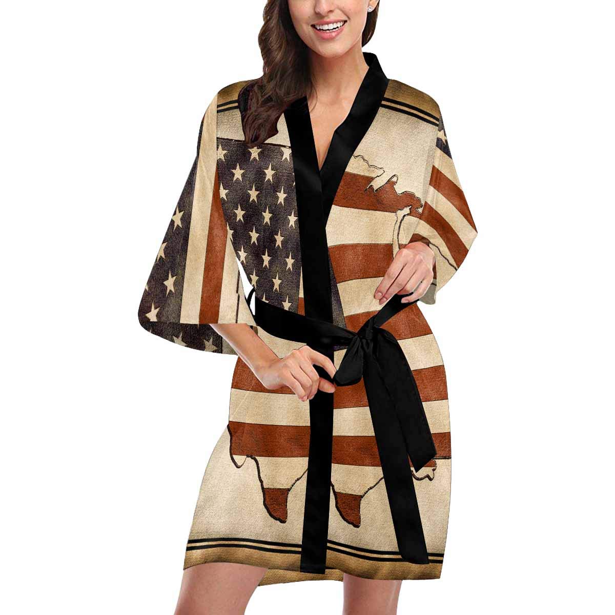 Custom Pink Easter Egg Print Women's Kimono Robe - Lightweight Beach Cover Up for Pool, Wedding, Bridal Party & Vacation (XS-2XL) | Perfect for Spring Celebrations, Bachelorette Parties & Resort Wear