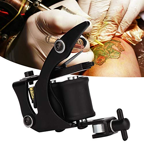 Professional Coil Tattoo Machine Gun Kit - Alloy Tattoo Gun with Copper Coils, Iron Shader & Liner for Precise Tattooing | Ideal for Tattoo Artists, Beginners & Professional Studios