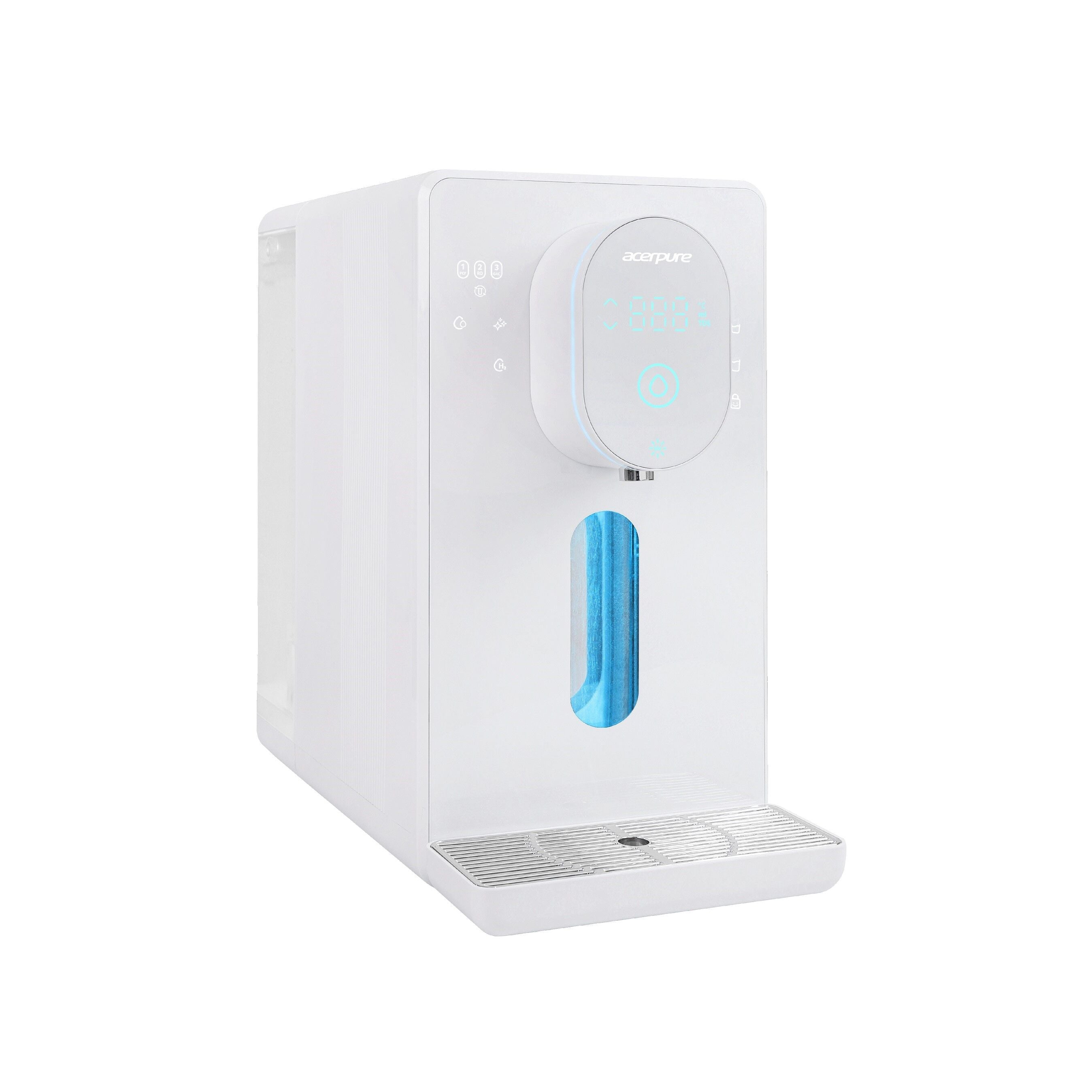 Acerpure WP742 40W RO Water Filter Dispenser with Instant Hot/Cold Water - Countertop Reverse Osmosis System for Home & Office Use