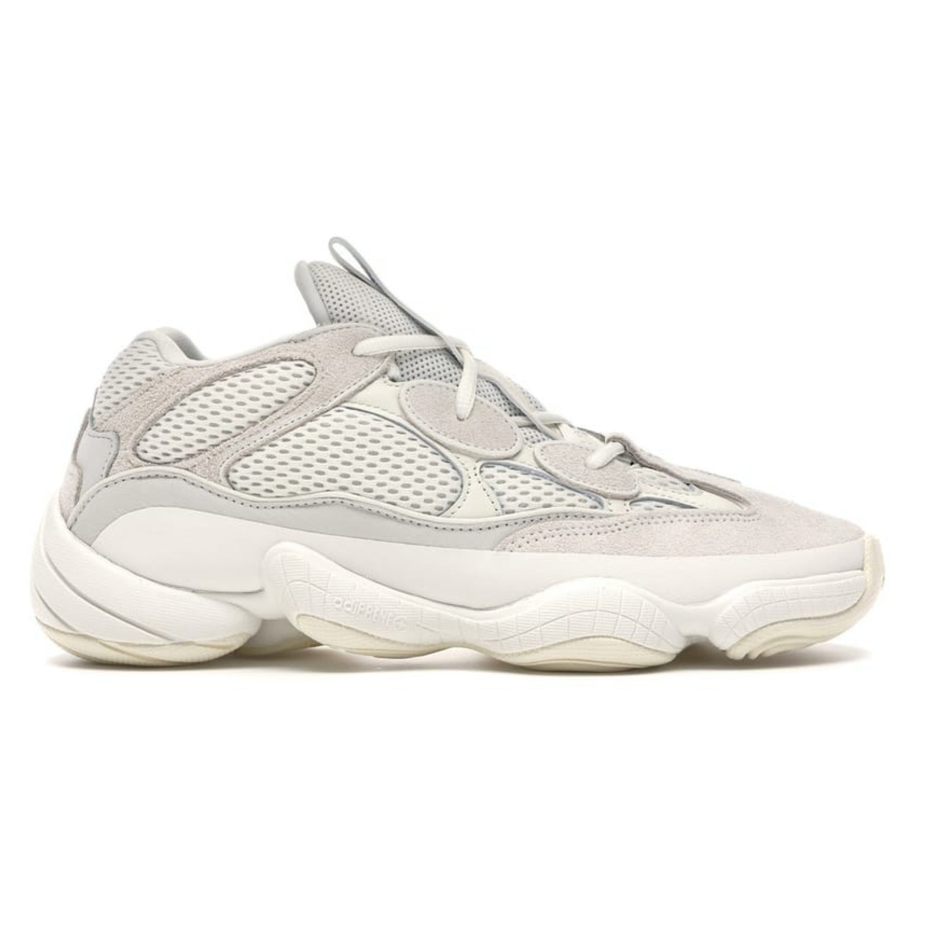 Adidas Yeezy Boost 500 Bone White Sneakers - ID5114 - Men's Running Shoes for Casual Wear & Street Style