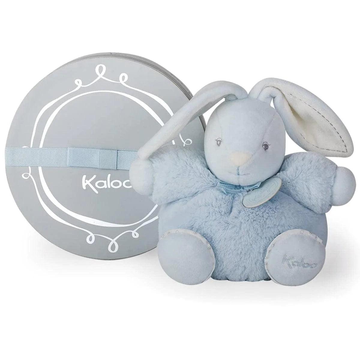 Kaloo Chubby Rabbit Plush Toy - Soft Stuffed Animal for Babies & Kids | Small Size, Baby Blue | Perfect Nursery Decor, Baby Shower Gift & Comfort Toy