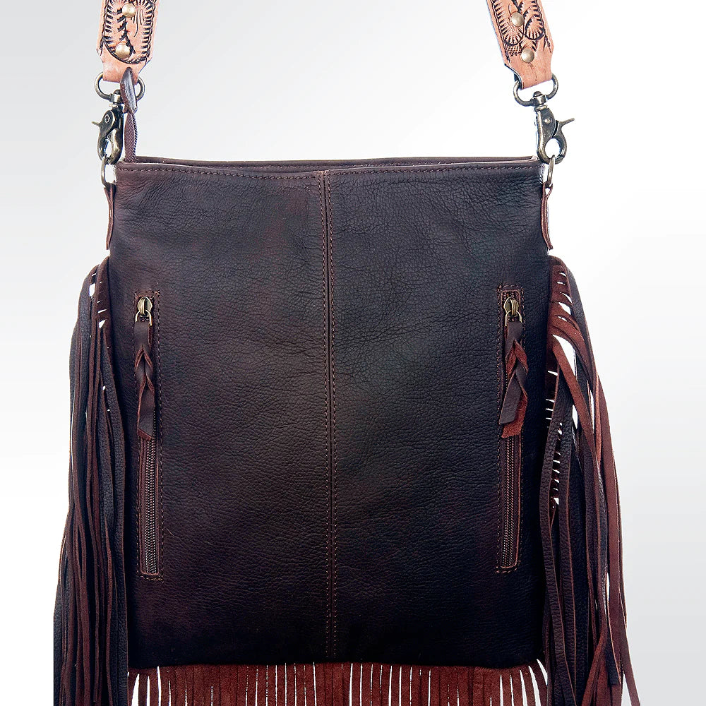 American Darling Conceal Carry Bronc Hide Purse - Stylish Leather Crossbody Bag for Women | Perfect for Everyday Use, Travel & Concealed Carry