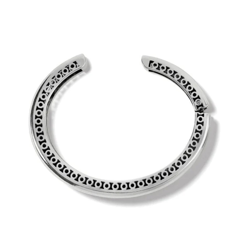 Brighton Inner Circle Double Hinged Bangle - Sterling Silver Adjustable Bracelet for Women, Elegant Jewelry Gift for Her | Perfect for Parties, Date Nights & Special Occasions