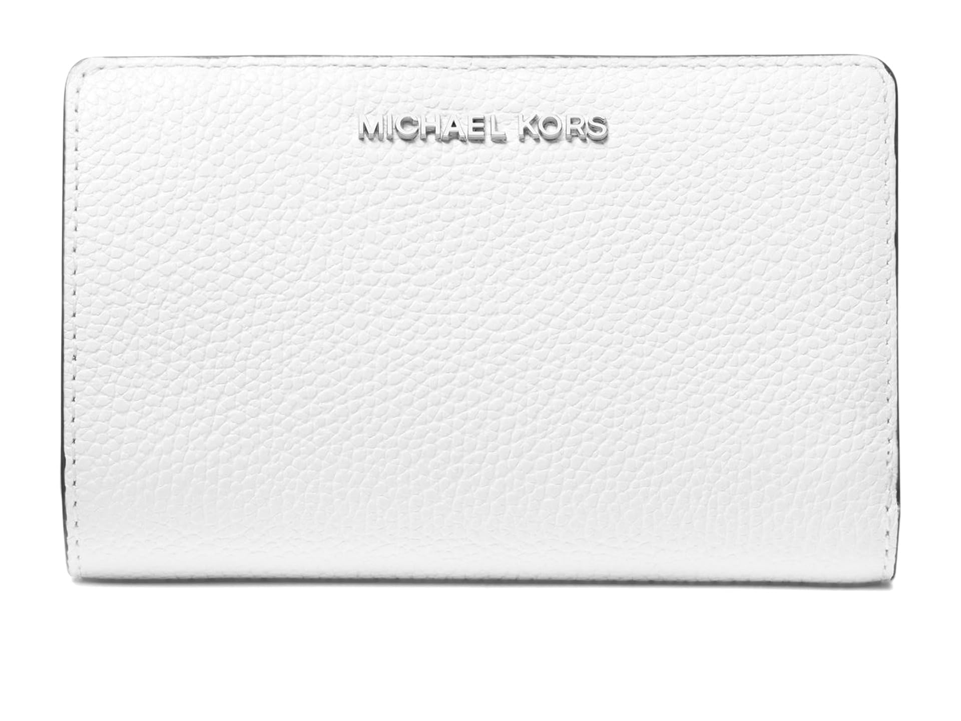 Michael Kors Women's Medium Snap Zip Around Wallet - Stylish Leather Wallet for Women with Multiple Card Slots & ID Window - Perfect for Everyday Use, Travel & Gifting