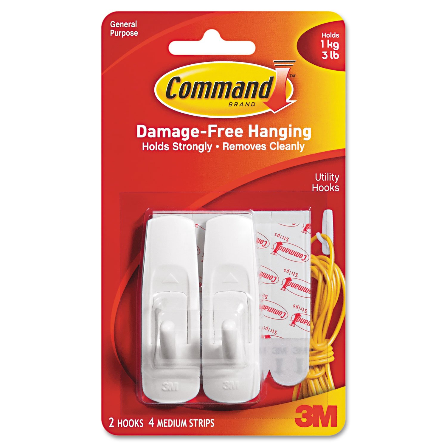 VALPAK Large Hooks - Heavy Duty Wall Hooks for Hanging Coats, Hats & Bags - Perfect for Entryway, Garage & Closet Organization