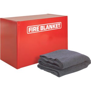 Fire Blanket Cabinet - Durable Storage for Emergency Fire Blankets | Perfect for Kitchens, Workshops & Offices | UL Certified Safety Equipment