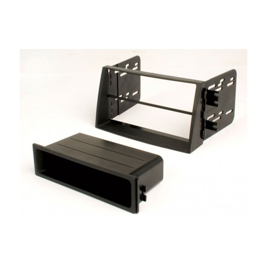 2010-2011 Kia Soul Single DIN or Double DIN Car Stereo Radio ISO Mount with Pocket - Compatible with Aftermarket Head Units for Enhanced Audio & Navigation | Perfect for Upgrading Your Kia Soul's Factory System