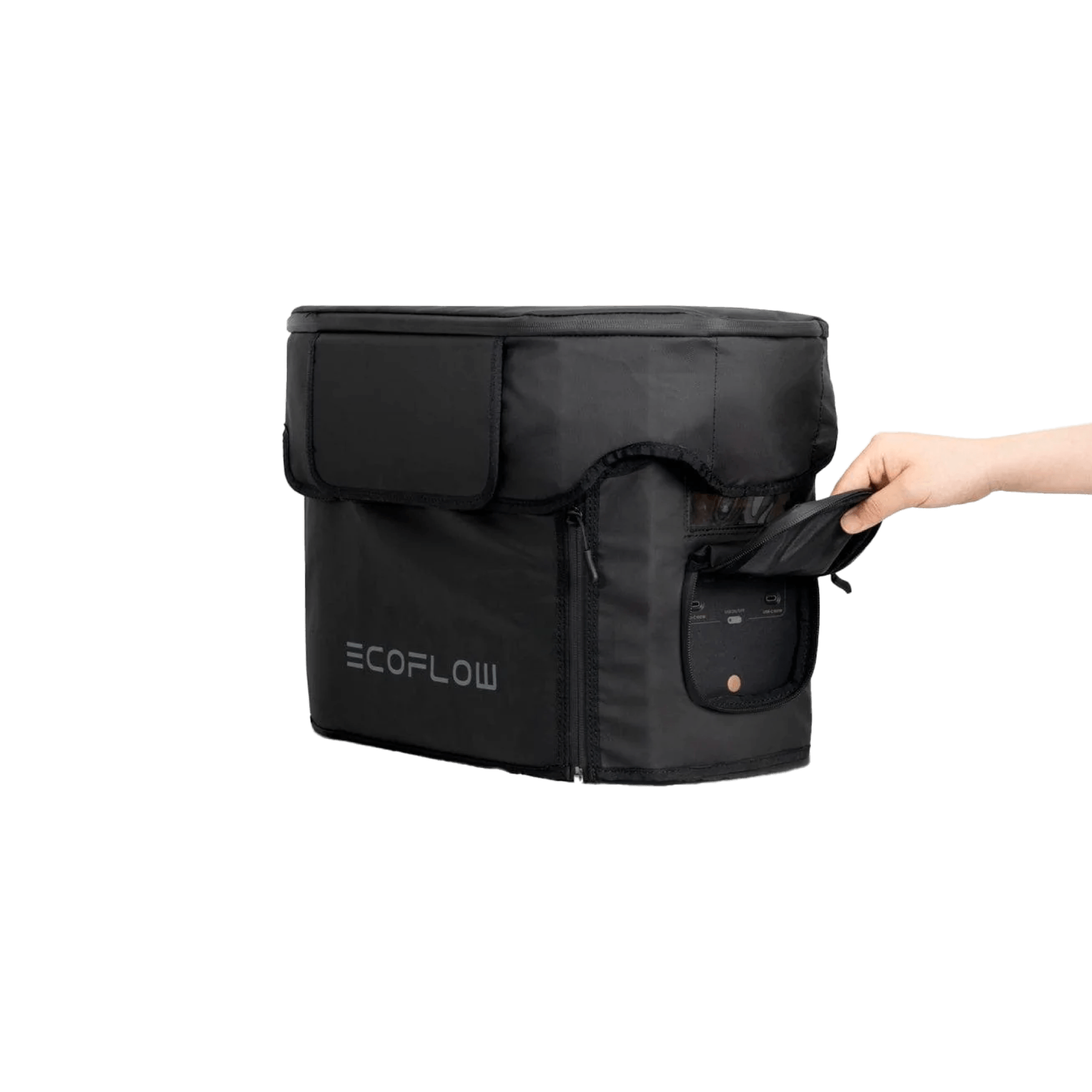 EcoFlow DELTA Max Solar Generator Cover - Waterproof & Dustproof Protection for Outdoor Camping, RV Trips, and Emergency Power Backup