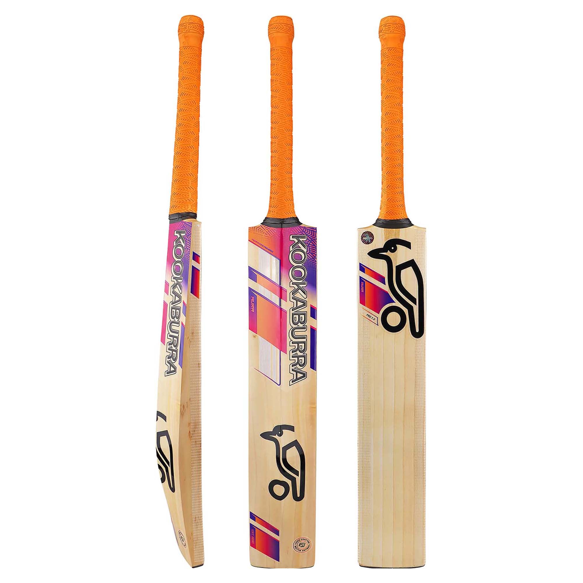 Aura Pro 7.0 Junior Cricket Bat - Lightweight English Willow Cricket Bat for Kids & Youth - Perfect for Practice, Training & Matches
