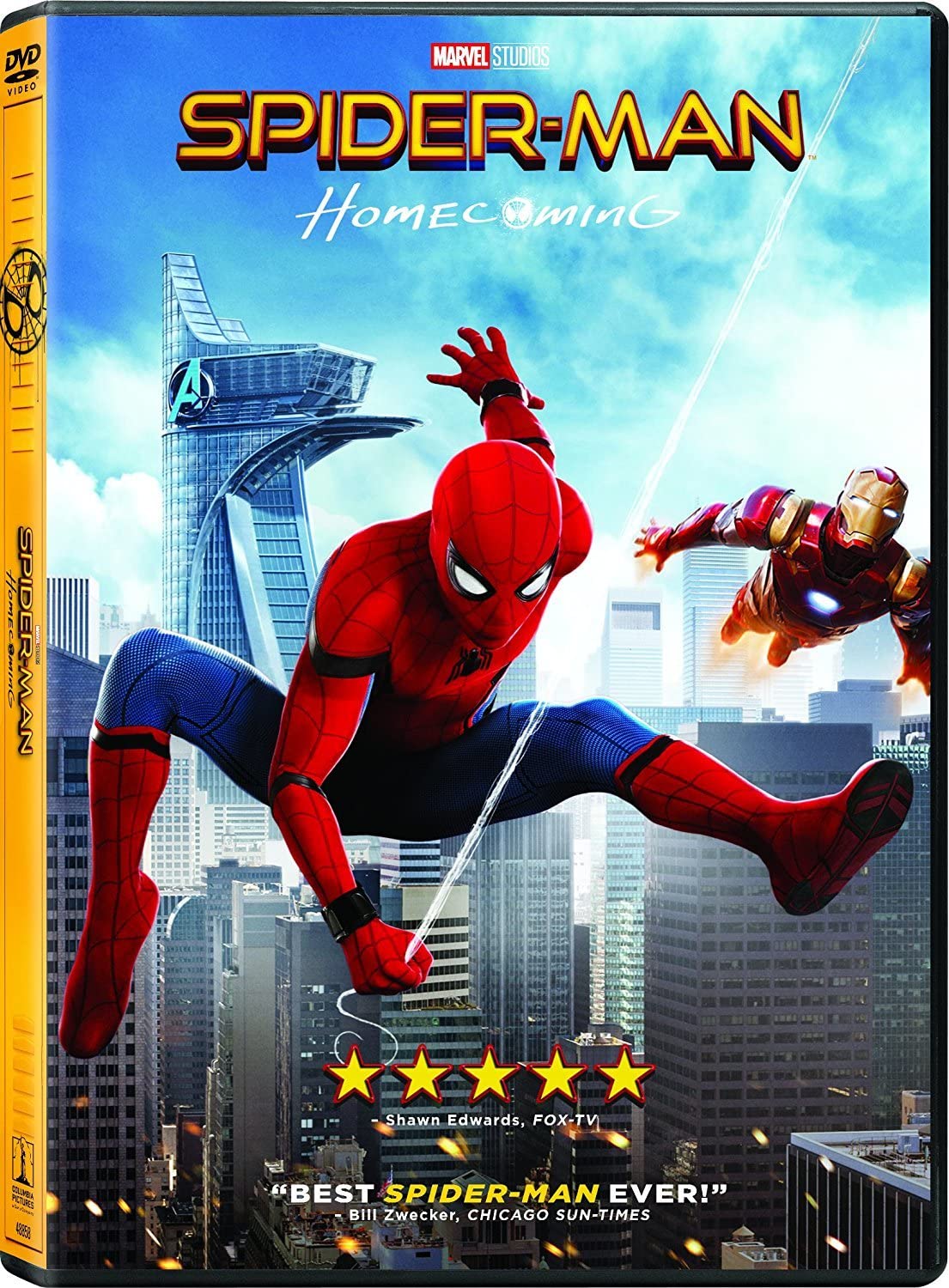 Spider-Man: Homecoming DVD - Marvel Superhero Movie for Kids & Adults - Perfect for Family Movie Nights & Marvel Fan Collections