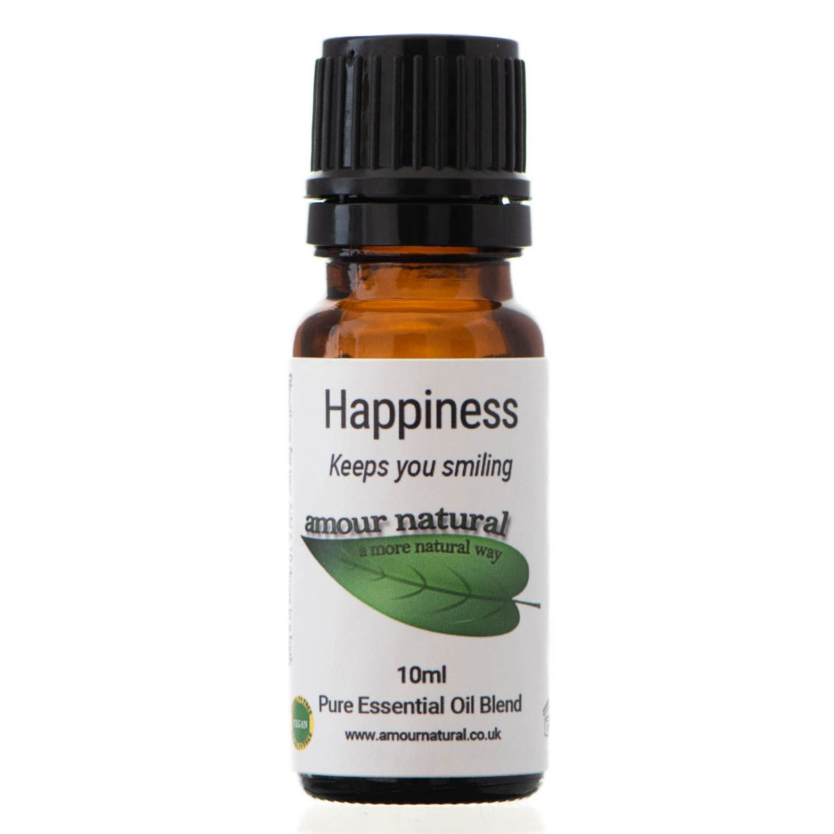 Amour Natural Happiness Pure Blend Essential Oil 10ml - Aromatherapy, Relaxation & Stress Relief for Home & Spa