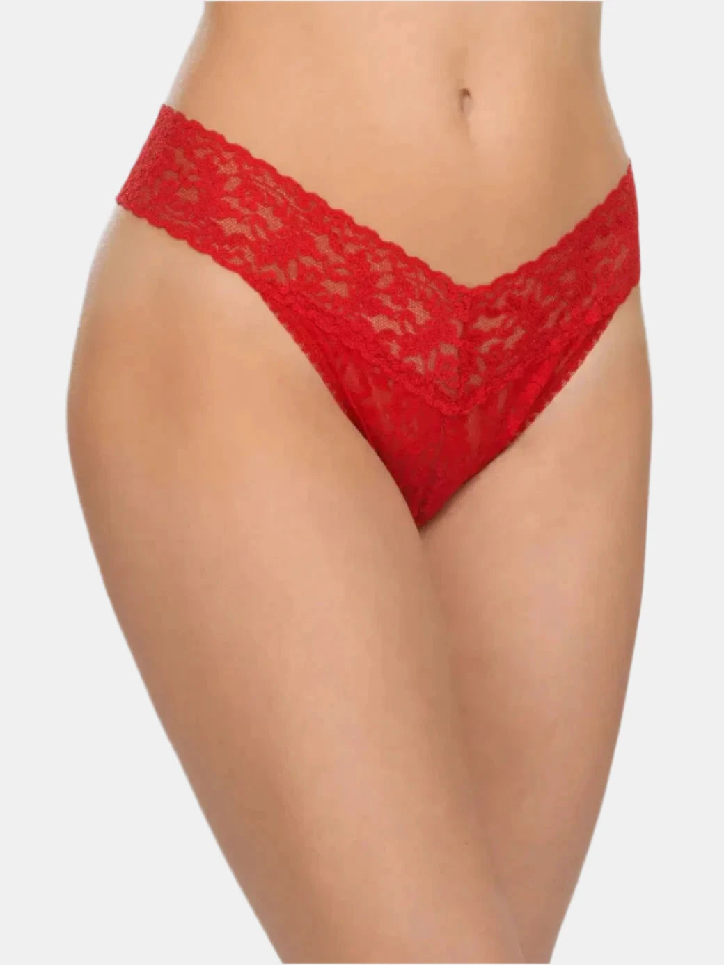 Hanky Panky Original Rise Thong - Comfortable Lace Underwear for Women | Perfect for Everyday Wear, Special Occasions & Travel