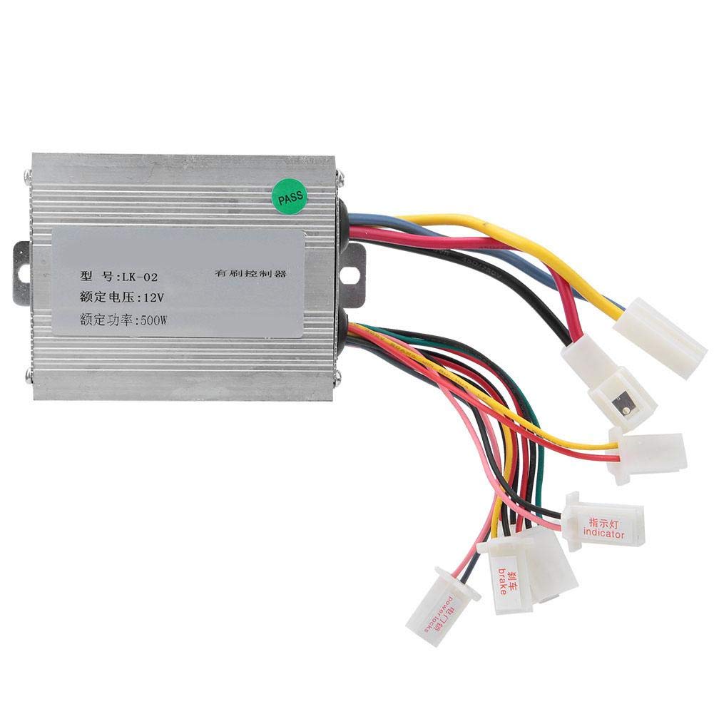 12V 500W DC Motor Speed Controller - Electric Brushed Motor Controller for E-Bike, Scooter, DIY Robotics & Power Tools - Perfect for Speed Regulation in Electric Vehicles and DIY Projects