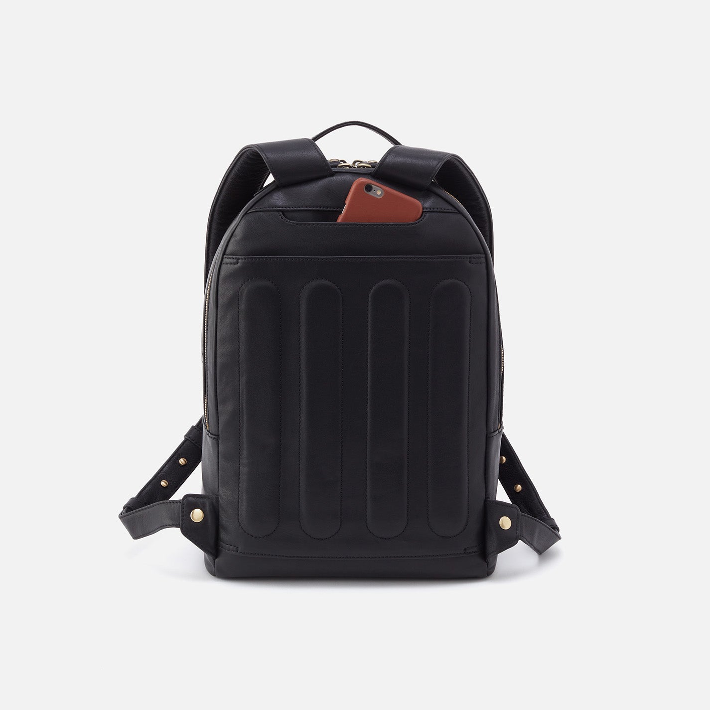 Premium Maddox Backpack - Genuine Silk Napa Leather, Stylish Black Laptop Bag for Work, Travel & College | Durable & Water-Resistant