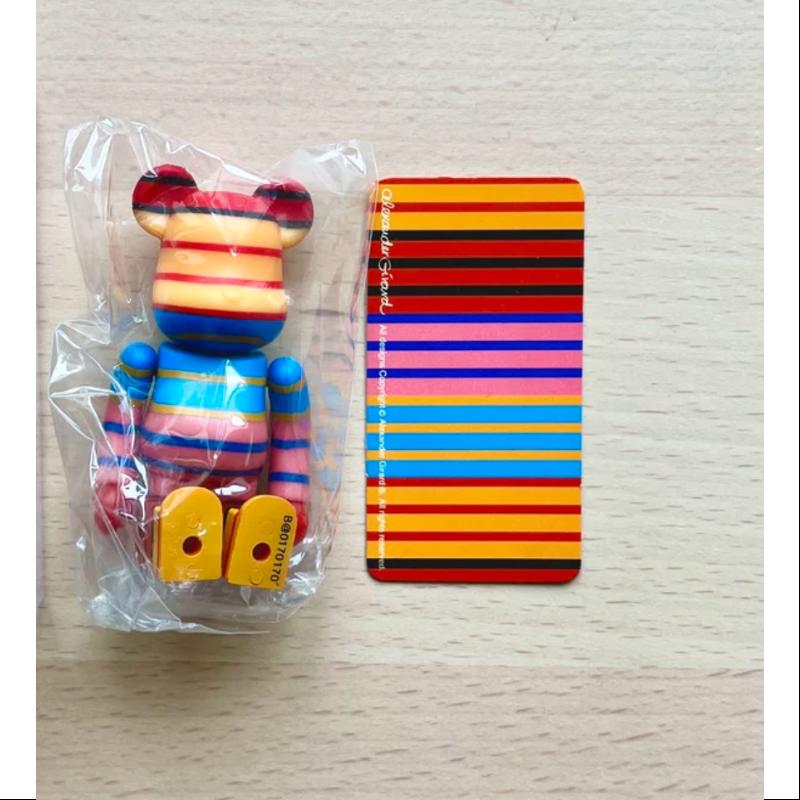 Bearbrick Series 17 Secret ARTIST Alexander Girard 100% Collectible Vinyl Figure - Limited Edition Art Toy for Display & Home Decor