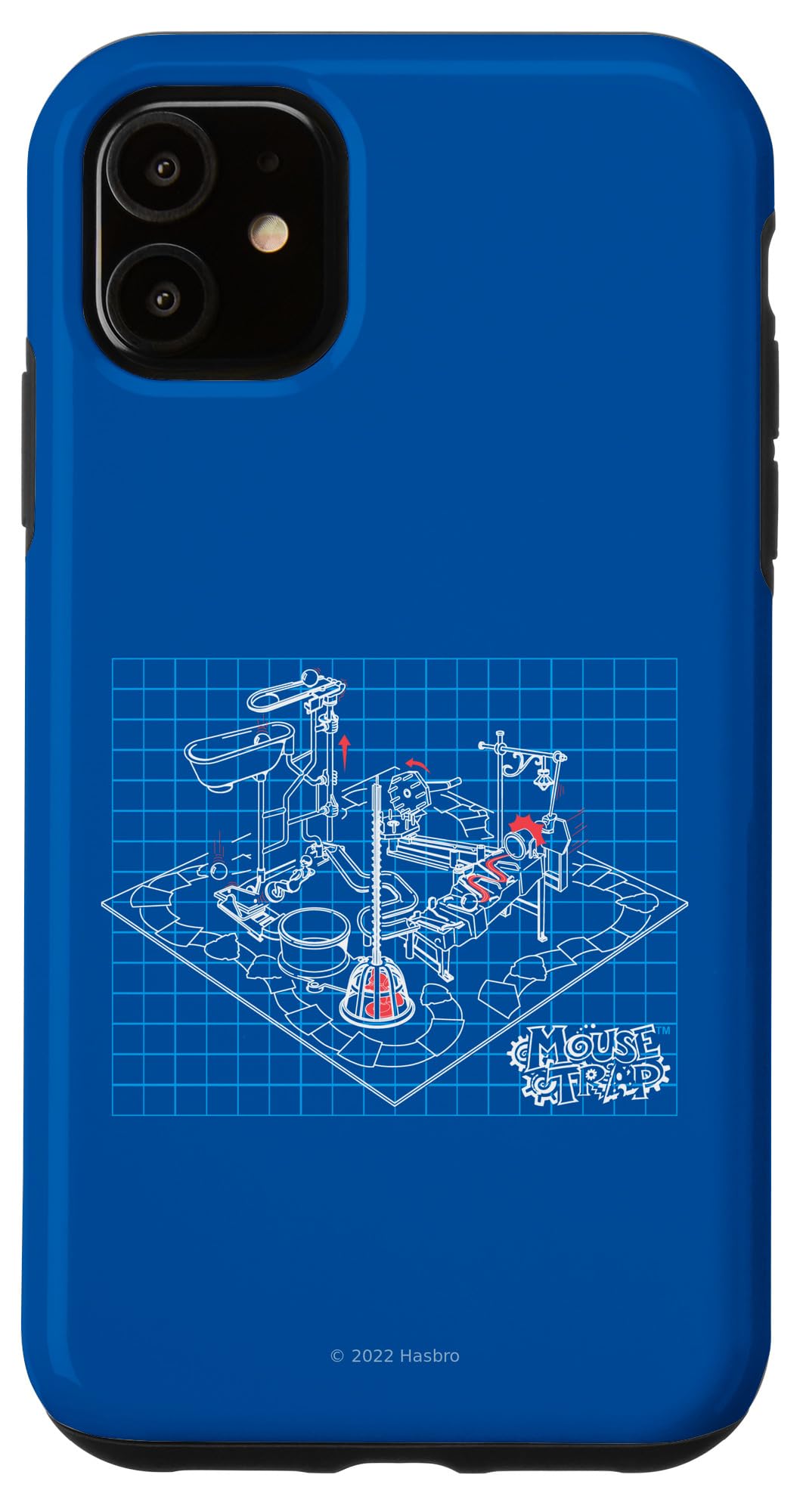iPhone 11 Mouse Trap Blueprint Case - Stylish Protective Cover for iPhone 11 - Perfect for Tech Enthusiasts & Gamers
