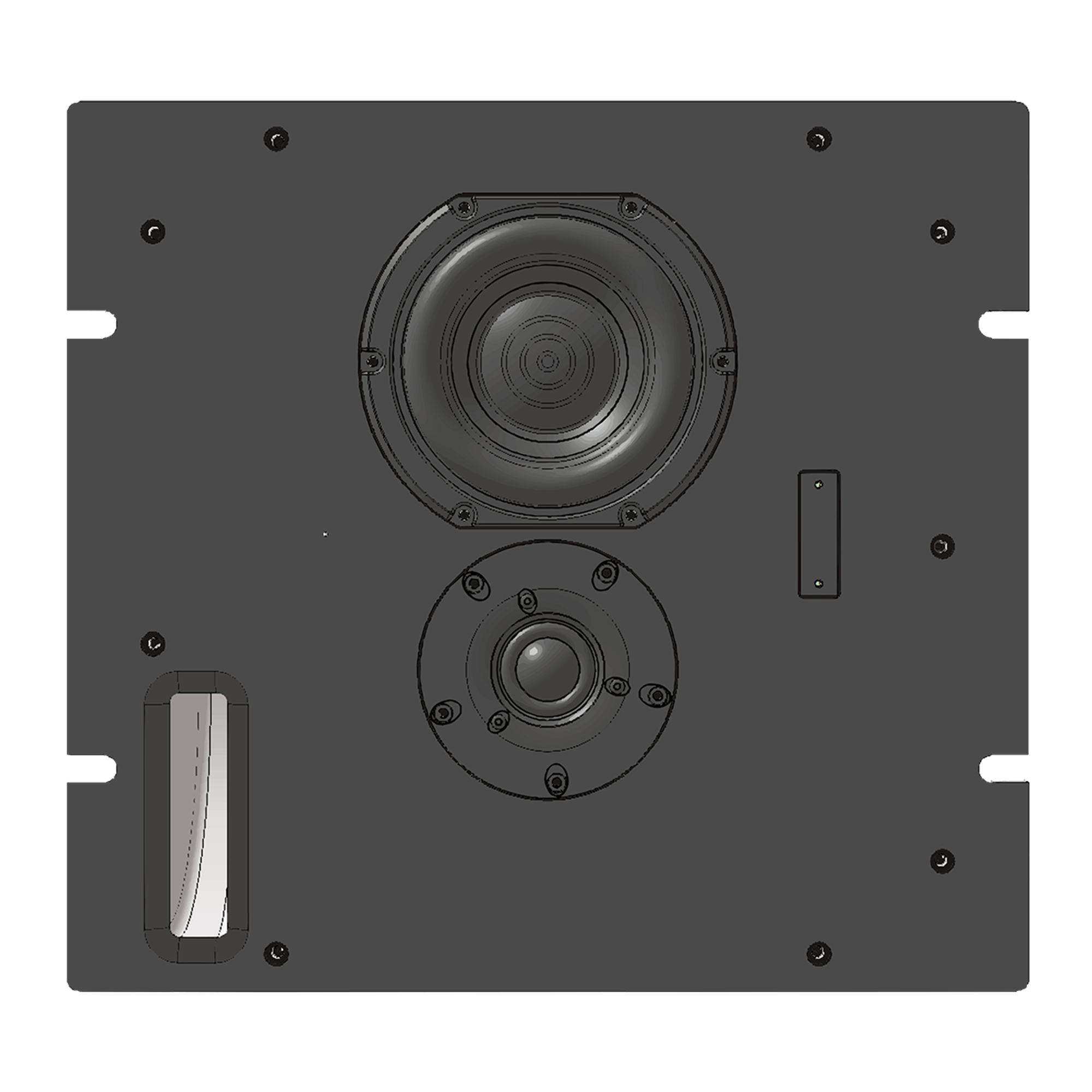 Goldmund LOGOS ACCESS WALL MK2 Active Wall Speaker - High-End Home Theater & Audiophile Sound System for Living Rooms, Studios & Luxury Spaces