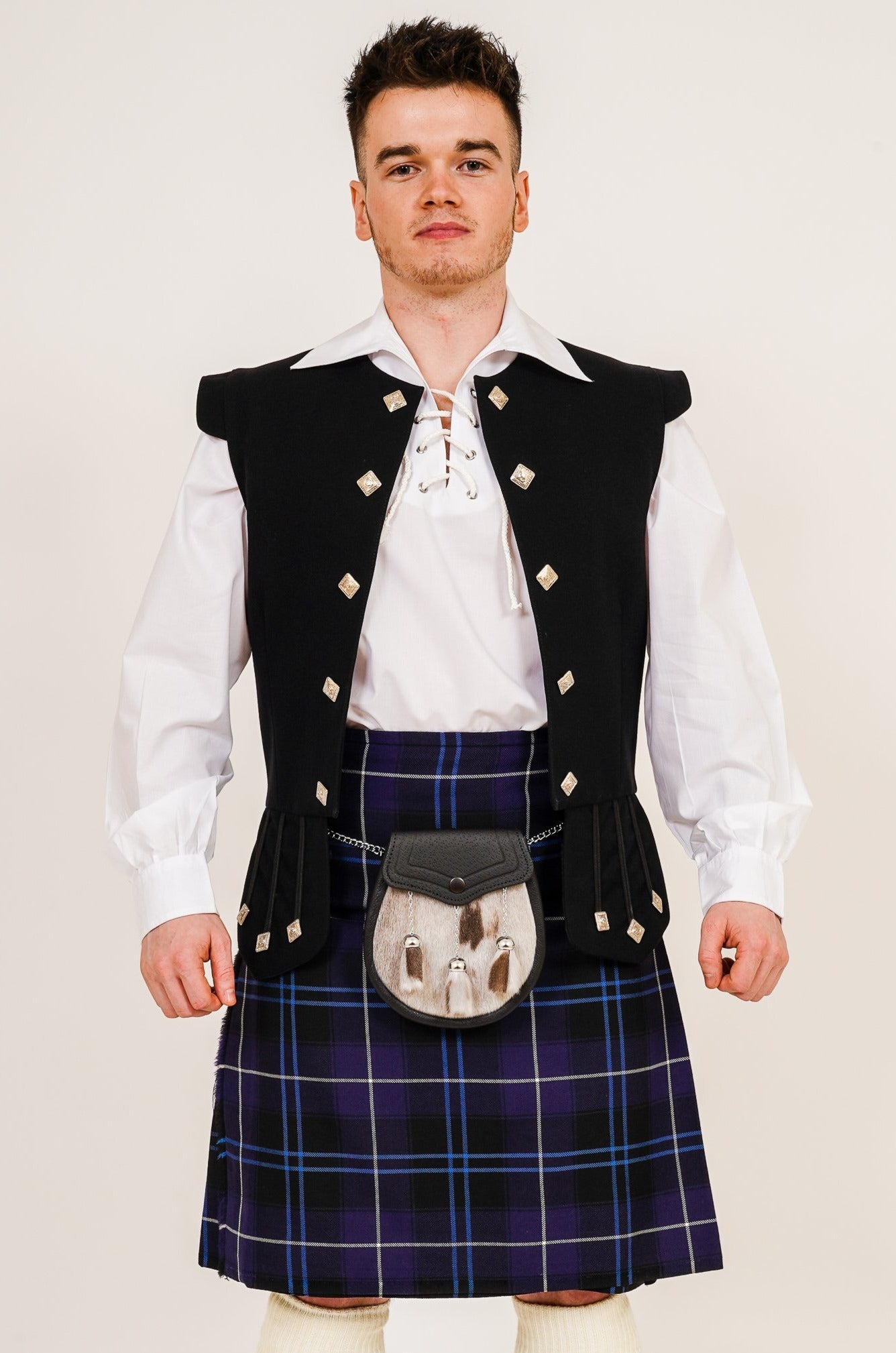 Men's Vintage Frontier Waistcoat - Western Style Vest for Cowboy, Outdoor & Cosplay Costume - Perfect for Rodeo, Halloween & Themed Parties