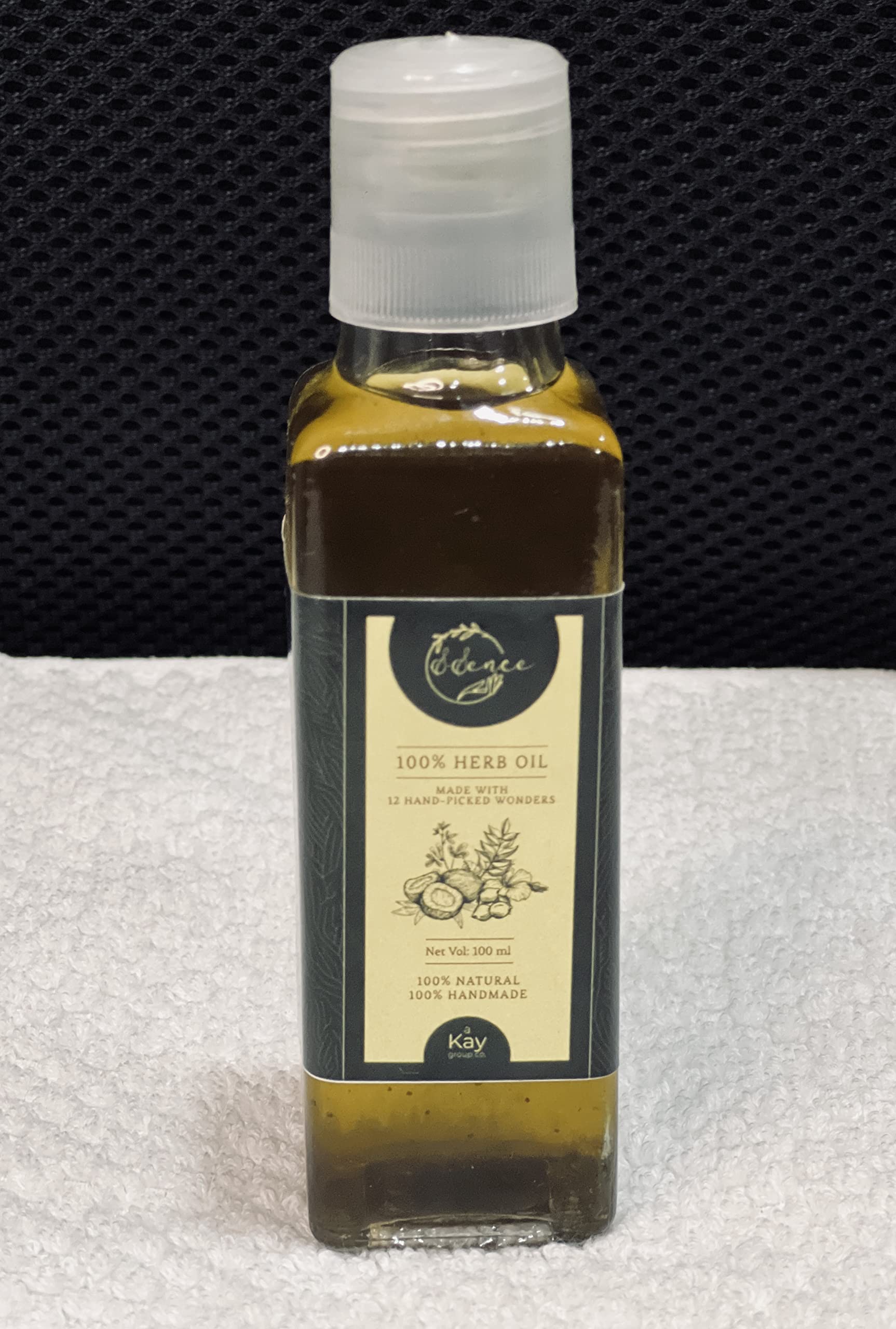 SSence Herb Hair Oil - Natural Hair Growth Treatment with Herbal Extracts for Thicker, Stronger Hair | Perfect for Daily Scalp Massage & Damaged Hair Repair