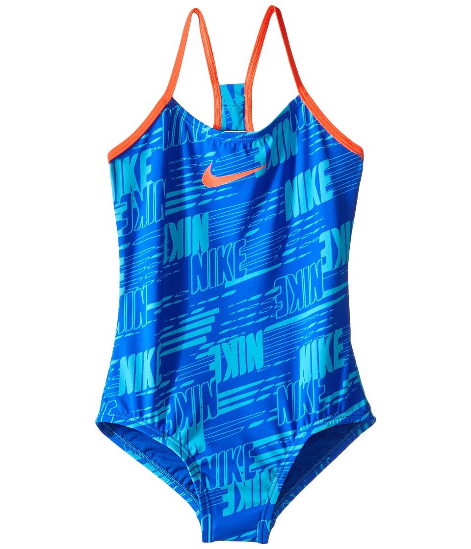 Nike Kids Girls' Racerback Tank Top - Big Kids Athletic Shirt in Hyper Cobalt Blue, Size 7 - Perfect for Running, Gym & Summer Sports Activities
