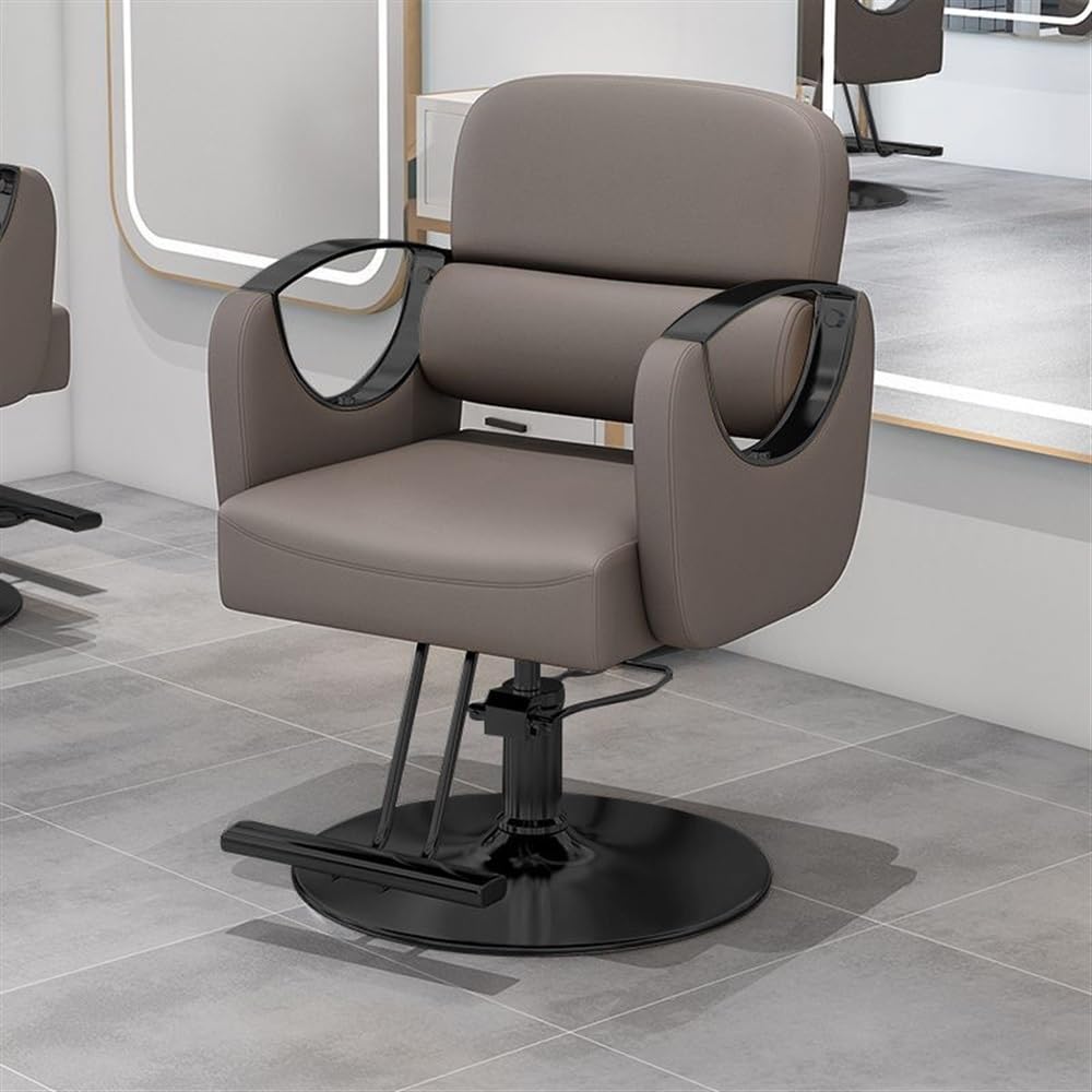 Professional 360° Swivel Barber Chair for Hair Stylists - Adjustable Salon & Spa Chair with Multi-Function Shampoo & Tattoo Features - Heavy Duty Rolling Beauty Chair for Barbershops & Hair Salons (Black) - Perfect for Haircuts, Styling, Shampooing & Tattoo Services