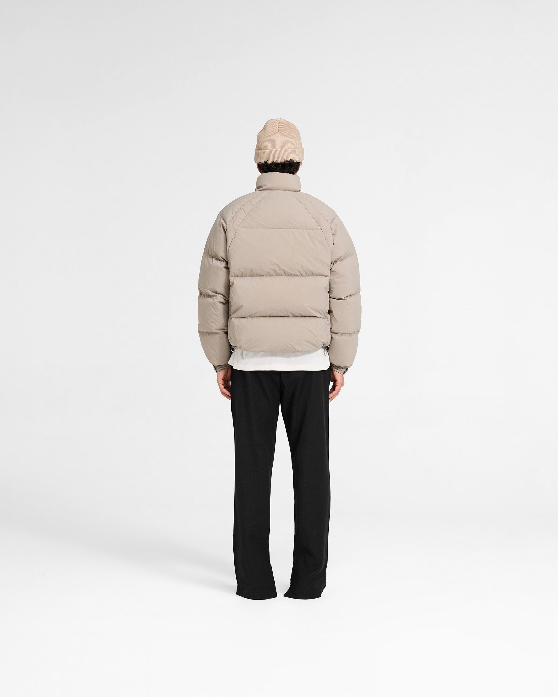Women's Funnel Neck Puffer Jacket - Dune Color Winter Coat for Cold Weather | Perfect for Outdoor Activities, Skiing & Casual Wear