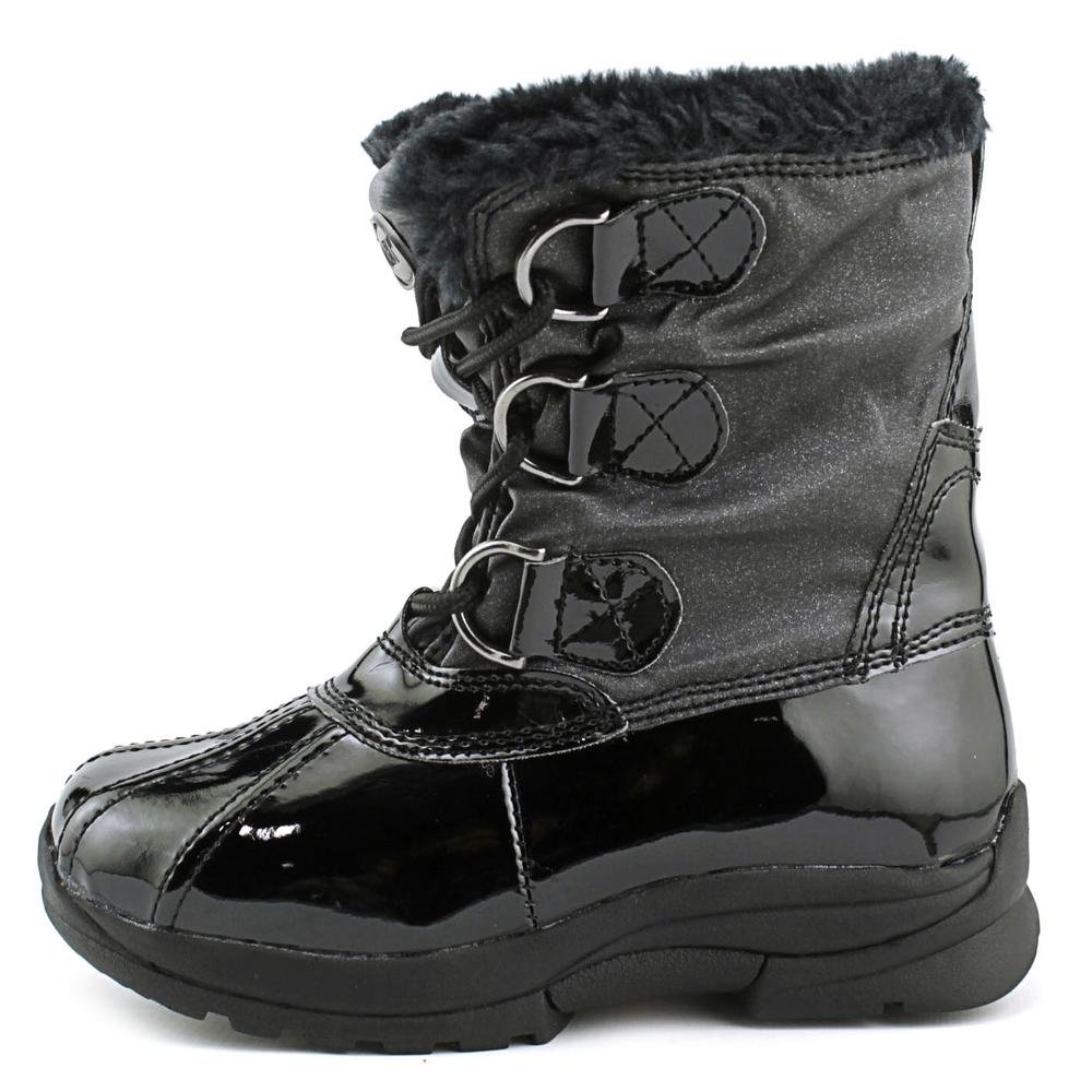 Khombu Lil Layla Waterproof Winter Snow Boots for Kids - Warm Insulated Non-Slip Outdoor Boots for Girls & Boys - Perfect for Snow Play, Hiking & Cold Weather Activities