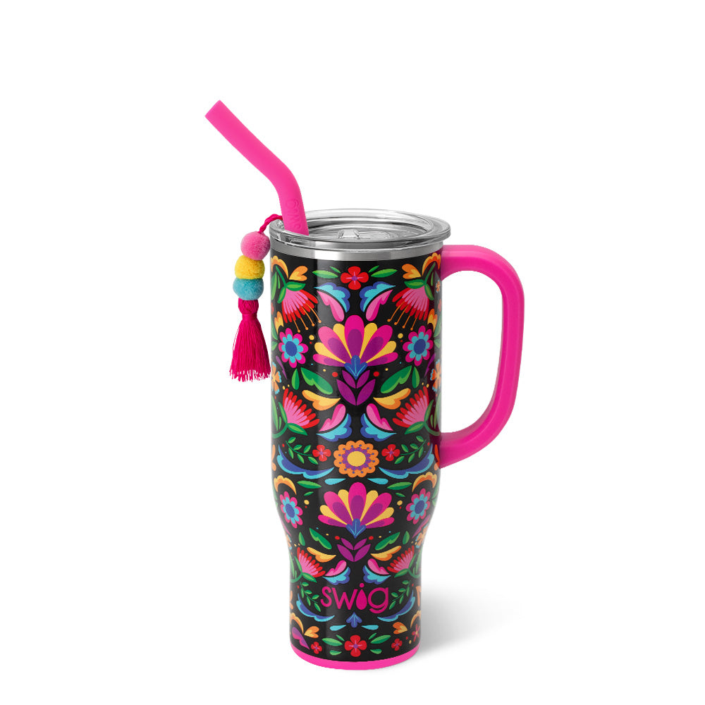 30oz Caliente Mega Mug - Insulated Stainless Steel Travel Coffee Cup for Hot & Cold Beverages - Perfect for Camping, Office, and Commuting