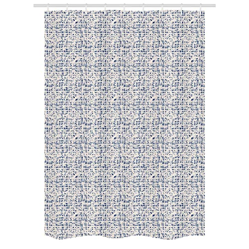 Navy Blue and Beige