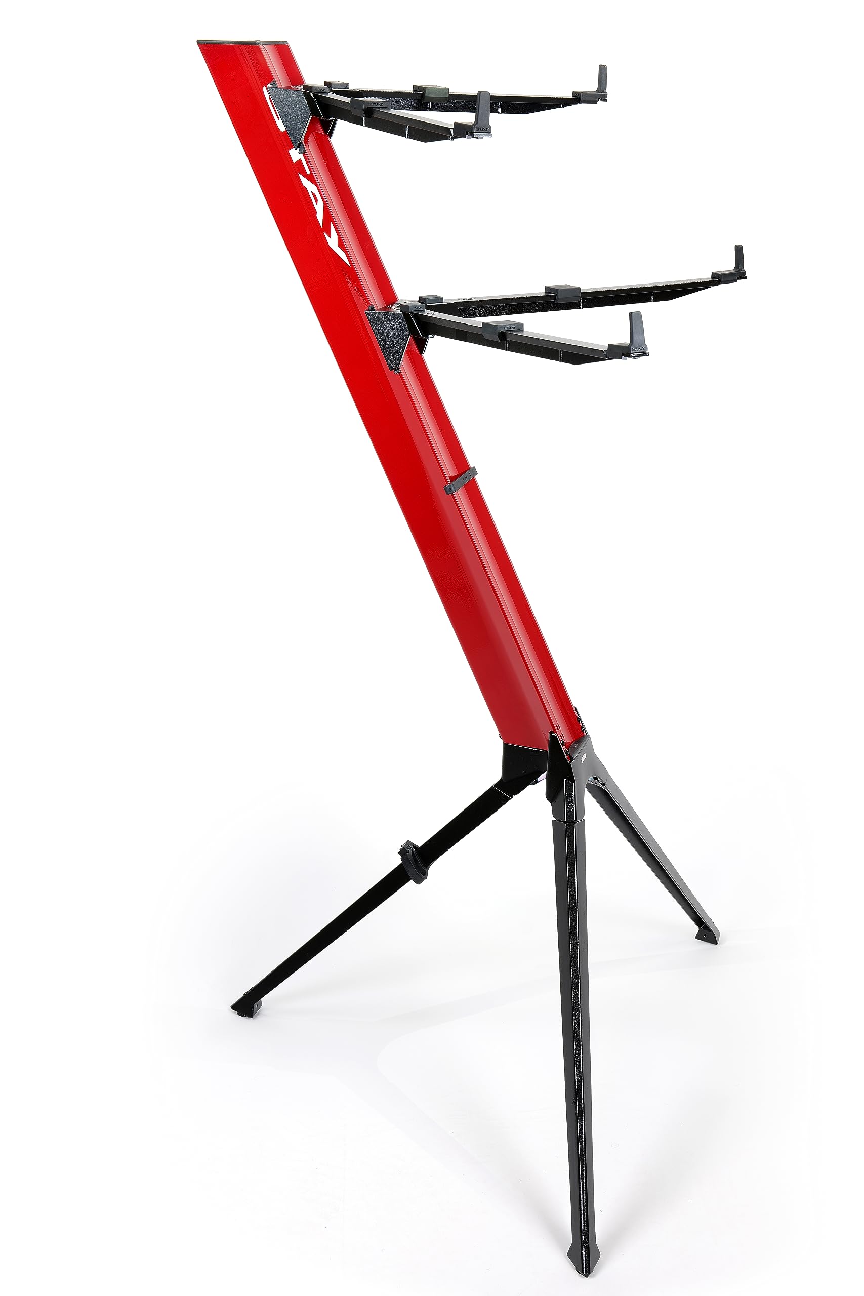 Intruder Music Keyboard Stand (ST-INTRUDER02-RD) - Adjustable & Sturdy Keyboard Stand for Piano, Synthesizer, and Digital Keyboard - Perfect for Home Studios, Live Performances, and Music Practice