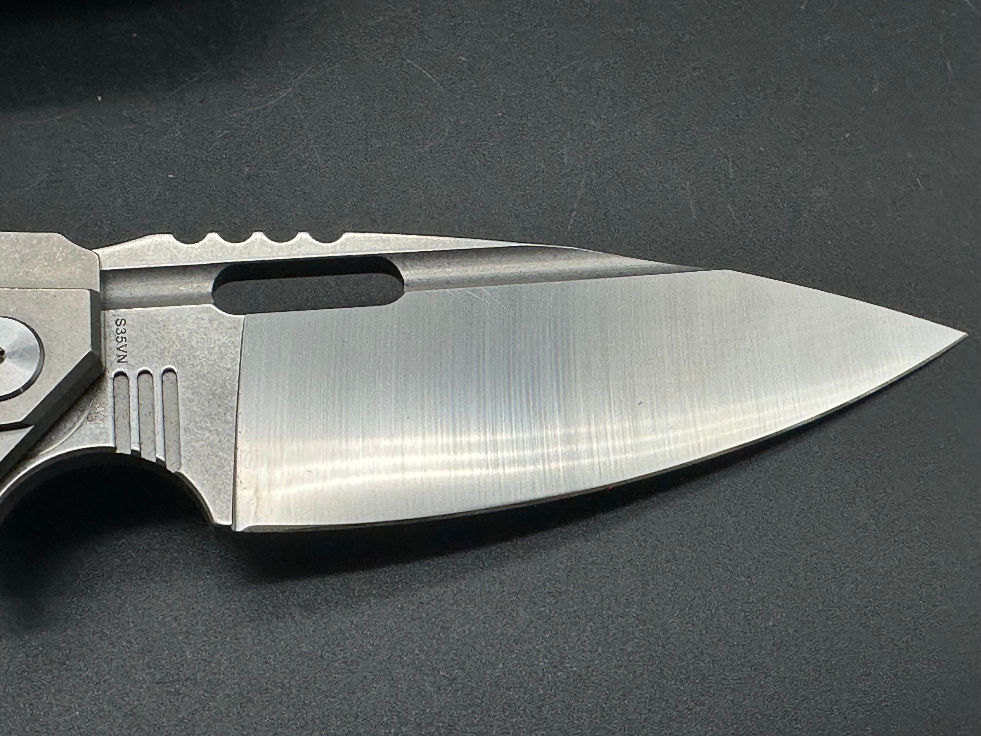 Bestech Shodan Folding Knife - Carbon Fiber Front & Titanium Back Handle - EDC, Outdoor Camping, Hunting & Survival Tool