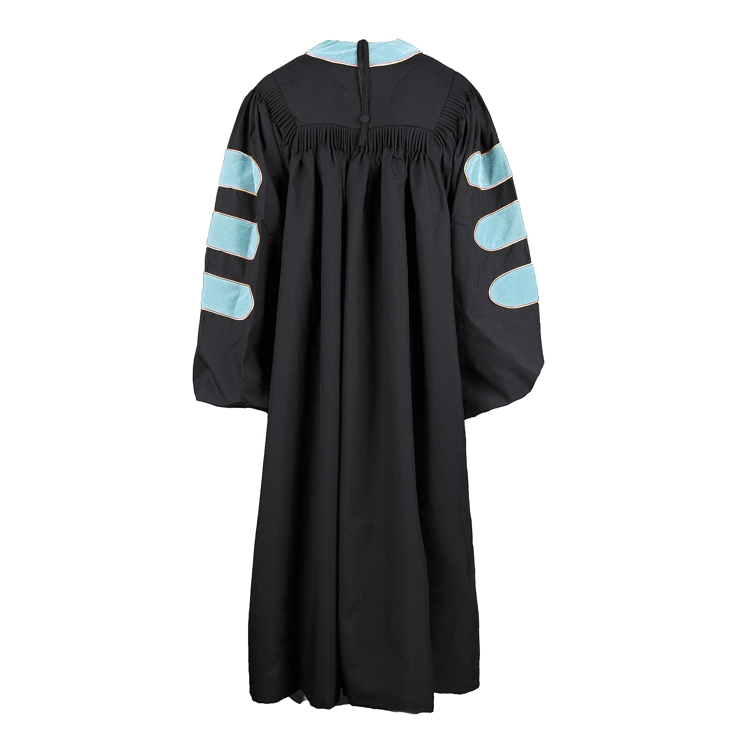 Newrara Unisex Deluxe Graduation Gown Set with Hood & Tam - 8-Piece Commencement Package for Graduation Ceremonies, Photos & Academic Events