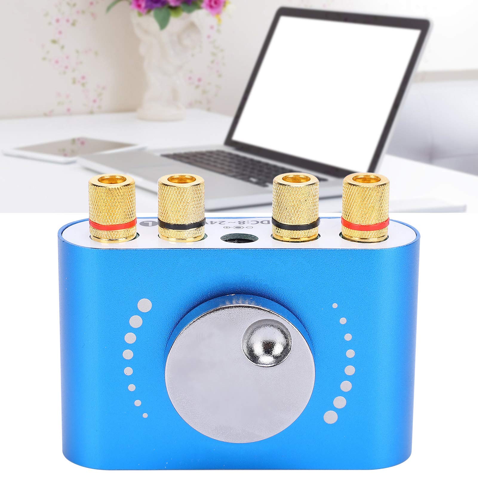 Jeanoko DC8-24V Bluetooth 2 Channel Stereo Power Amplifier - 20W+20W Wireless Audio Receiver for Home Theater, Car Audio & Tablet Computers - High Durability Digital Speaker System for Crystal Clear Sound