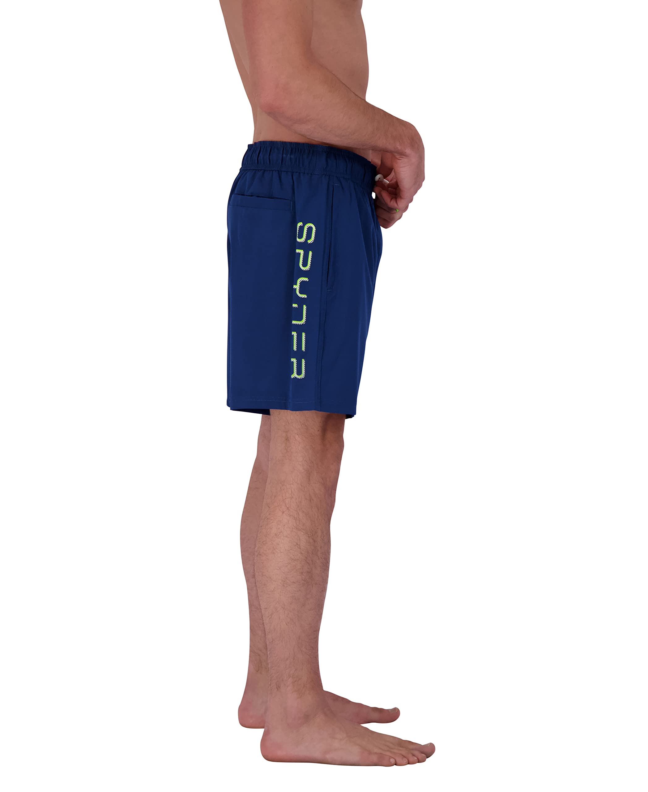 Spyder Men's Quick-Dry Stretch 7-inch Swim Trunks with UPF 50+ Sun Protection, Gym Shorts with Pockets & Mesh Liner - Perfect for Swimming, Beach, Pool & Workout