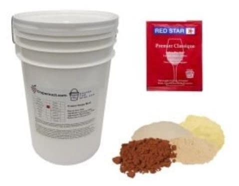 2020 Cabernet Sauvignon Frozen Grape Must - 6 Gallons Bucket | Livermore Valley California | Perfect for Home Winemaking & Wine Kits